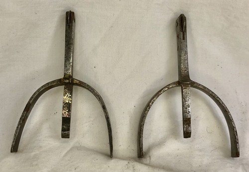 Antique boot box spurs - boot,