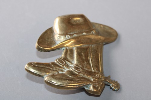 Western boots hat spurs - western, belt