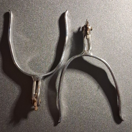 Metal spur rowel spurs pair - spur,