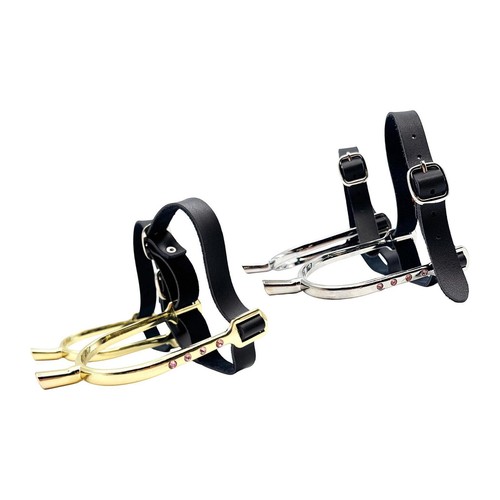 Horse spurs with leather - horse,