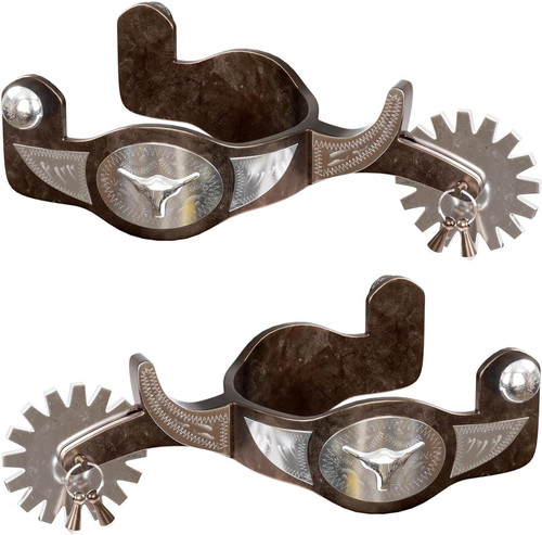 Western cowboy spurs pair - 1,