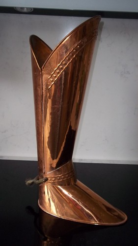 Vintage copper umbrella stick - vintage, umbrella,