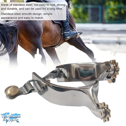 2pcs horse spurs stainless - horse,