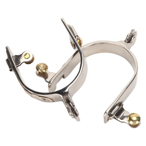 Pair horse spurs stainless - spurs,