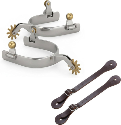 2pcs horse spurs for cowboy - spurs,