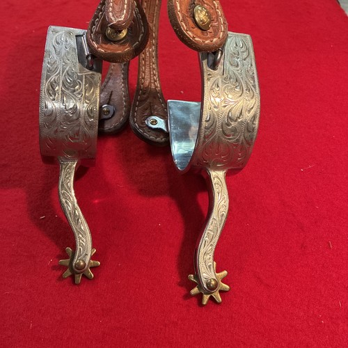 Vintage cowboy boots spurs - boots,